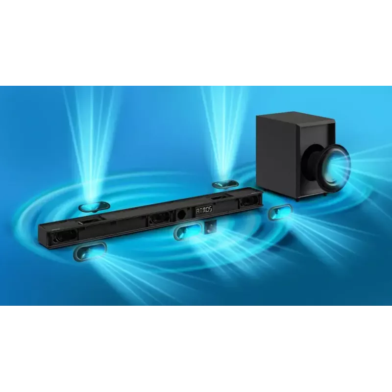 Barra de som Hisense AX3120G 3.1.2 canais 360W RMS