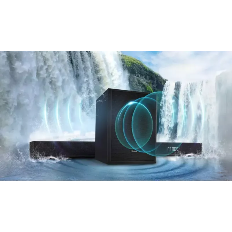 Barra de som Hisense AX3120G 3.1.2 canais 360W RMS