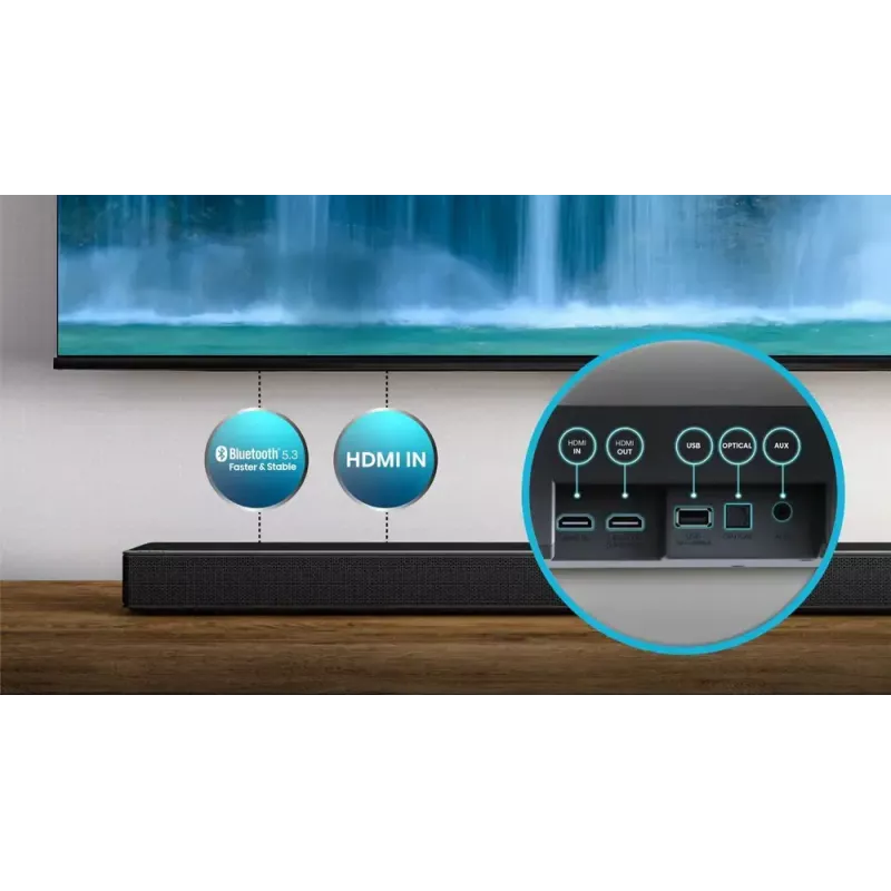 Barra de som Hisense AX3120G 3.1.2 canais 360W RMS
