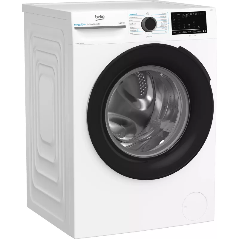 Máquina de lavar roupa BEKO BM3WFSU49415WB carga frontal 9 kg 1400 rpm branca, Energia A
