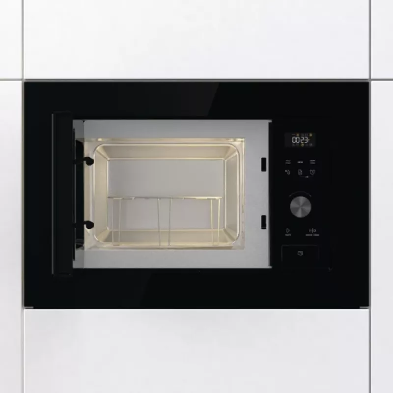 Gorenje XY820Z BM201AG1BG G600, encastrar, micro-ondas com grelhador, 20 l, 800 W, visor integrado, LED