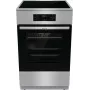 Gorenje 740742 Fogão independente elétrico, indução por zonas, preto, aço inoxidável