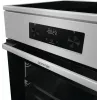 Gorenje GEIT5C61XPG fogão elétrico de instalação livre com placa de indução, 4 zonas, forno de 70 l, limpeza catalítica, 50 cm, aço inoxidável