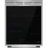 Gorenje GEIT5C61XPG fogão elétrico de instalação livre com placa de indução, 4 zonas, forno de 70 l, limpeza catalítica, 50 cm, aço inoxidável