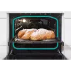 Gorenje GEIT5C61XPG fogão elétrico de instalação livre com placa de indução, 4 zonas, forno de 70 l, limpeza catalítica, 50 cm, aço inoxidável