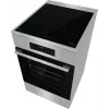 Gorenje GEIT5C61XPG fogão elétrico de instalação livre com placa de indução, 4 zonas, forno de 70 l, limpeza catalítica, 50 cm, aço inoxidável