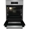 Gorenje GEIT5C61XPG fogão elétrico de instalação livre com placa de indução, 4 zonas, forno de 70 l, limpeza catalítica, 50 cm, aço inoxidável