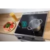 Gorenje GEIT5C61XPG fogão elétrico de instalação livre com placa de indução, 4 zonas, forno de 70 l, limpeza catalítica, 50 cm, aço inoxidável