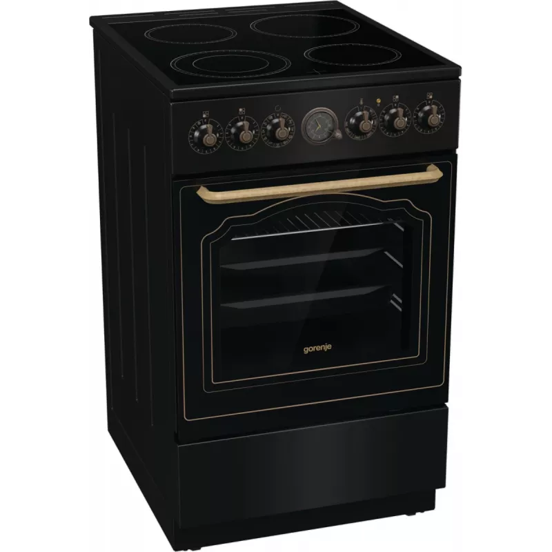 Gorenje GECS5B70CLB Fogão independente Placa vitrocerâmica elétrica Preto
