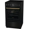 Gorenje GECS5B70CLB Fogão independente Placa vitrocerâmica elétrica Preto