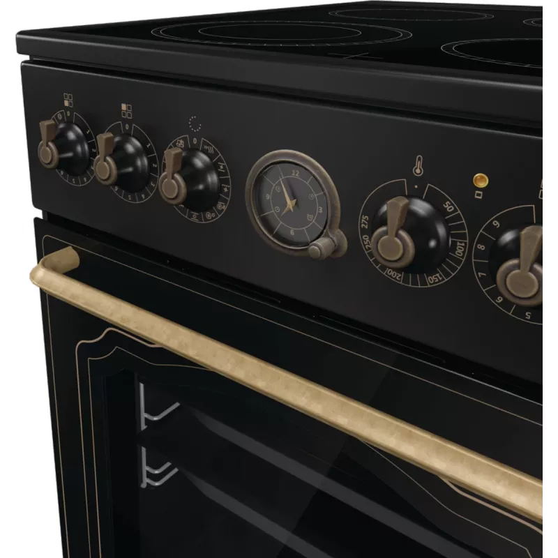 Gorenje GECS5B70CLB Fogão independente Placa vitrocerâmica elétrica Preto
