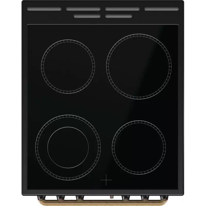 Gorenje GECS5B70CLB Fogão independente Placa vitrocerâmica elétrica Preto