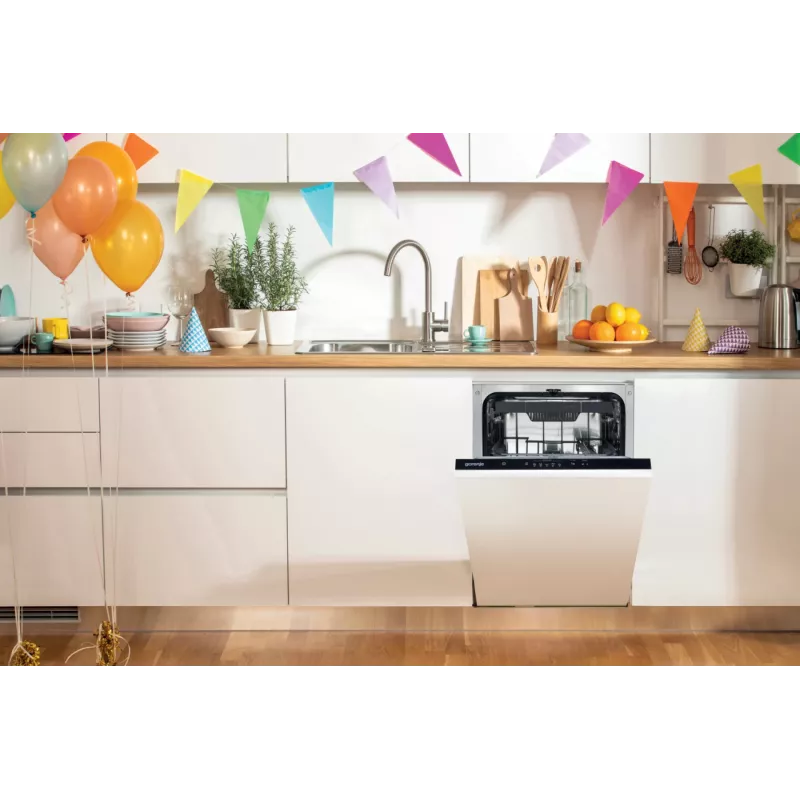 Gorenje GV 520 E 10 EB Totalmente integrável 11 conjuntos de louça