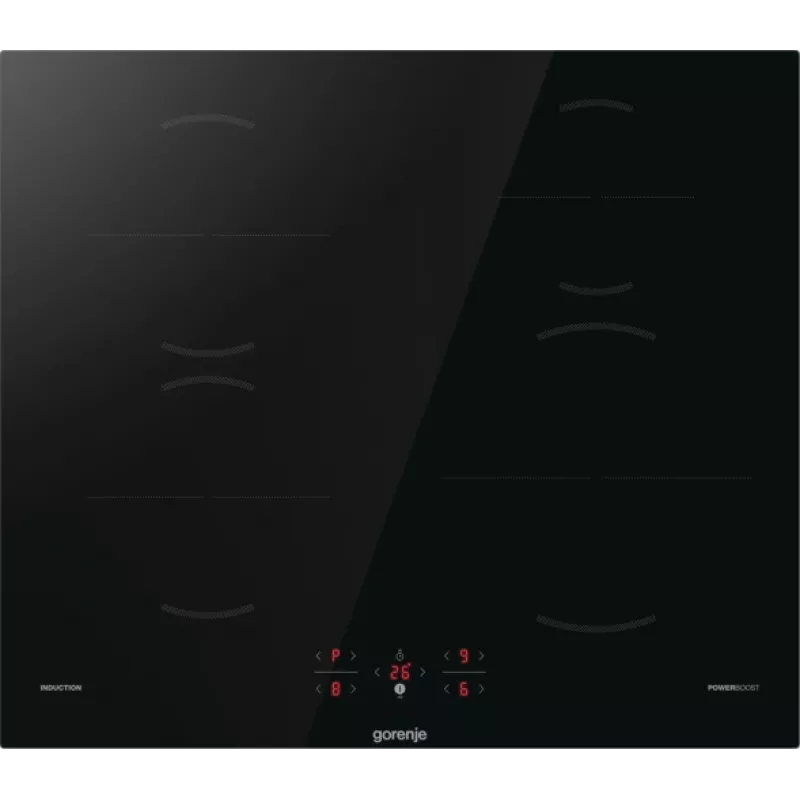 Gorenje GI601FMC Placa de indução de encastrar Preto 60 cm 4 zona(s) de cozedura