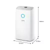 Philips 3000 series DE3306/11 Desumidificador 4 L 51 dB Branco, Cinzento-claro