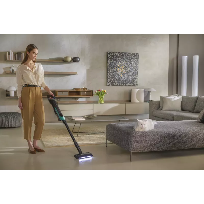 Hoover HF210P 011 Aspirador 2-em-1 com bateria Seco EPA Sem saco 165 W Turquesa