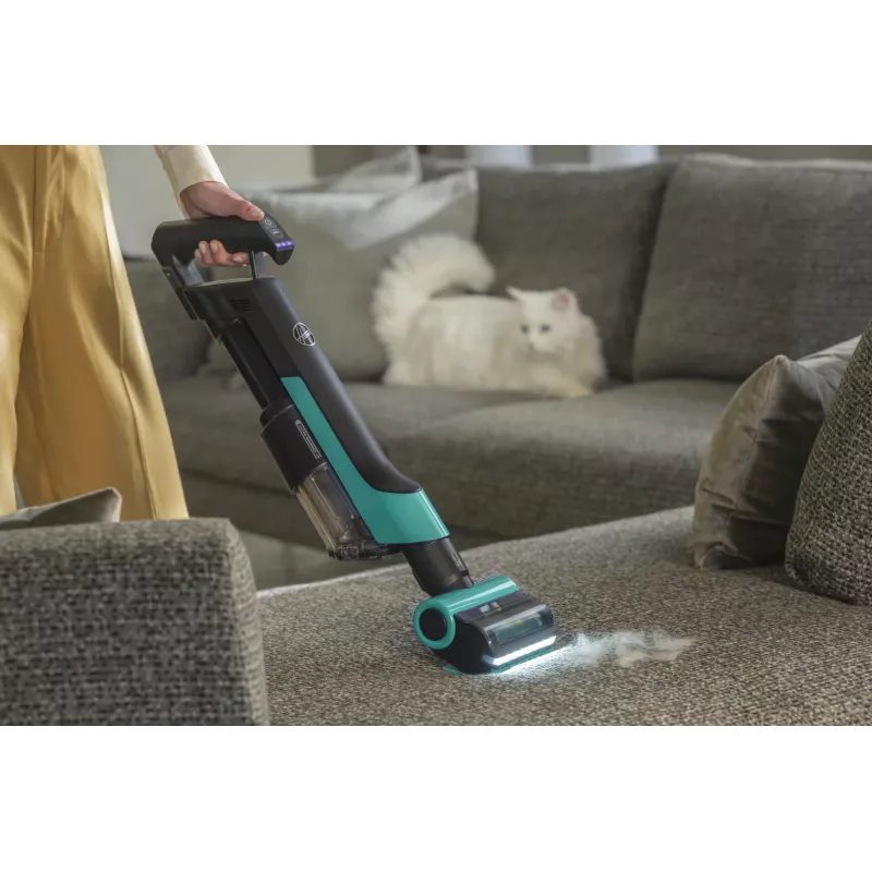 Hoover HF210P 011 Aspirador 2-em-1 com bateria Seco EPA Sem saco 165 W Turquesa