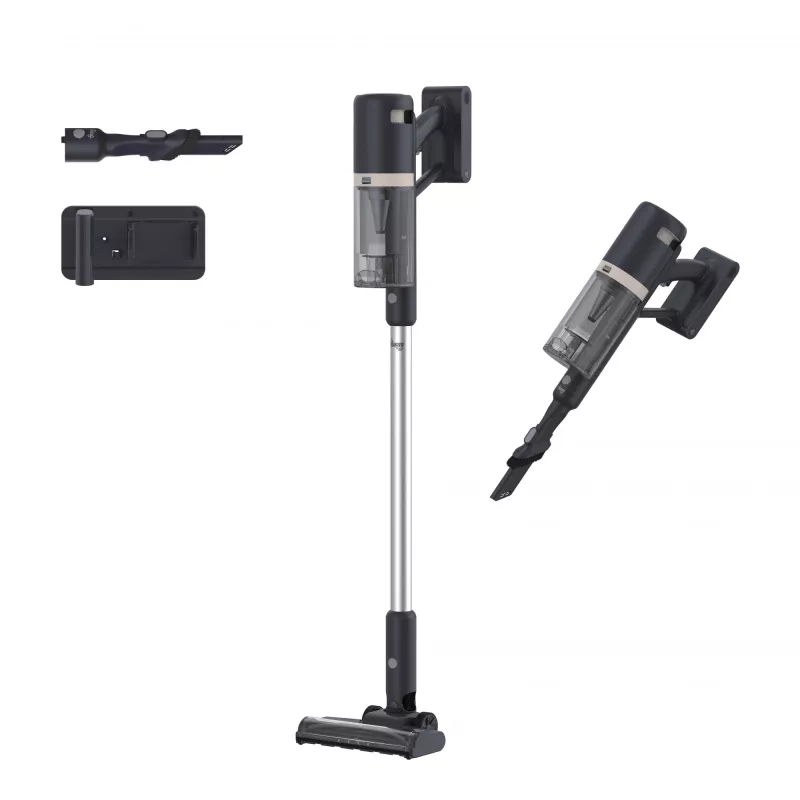Hoover HFG10H 011 Aspirador vertical com bateria Seco HEPA Sem saco 0,55 l 200 W Azul, Cinzento 2,6 Ah