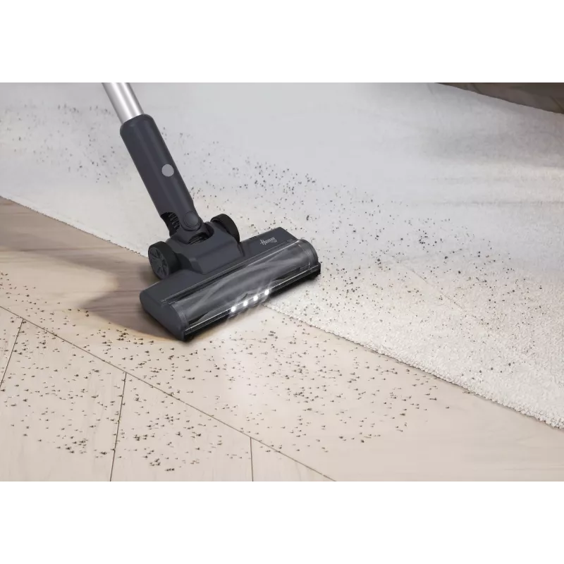Hoover HFG10H 011 Aspirador vertical com bateria Seco HEPA Sem saco 0,55 l 200 W Azul, Cinzento 2,6 Ah