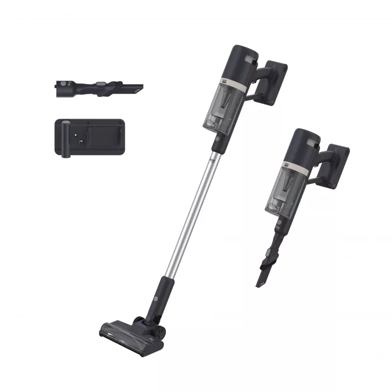 Hoover HFG10H 011 Aspirador vertical com bateria Seco HEPA Sem saco 0,55 l 200 W Azul, Cinzento 2,6 Ah