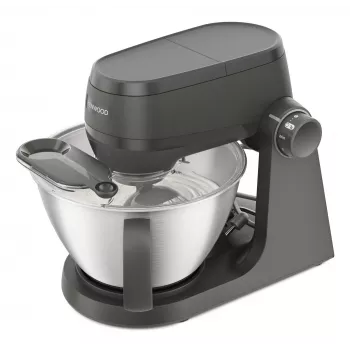 Robot de cozinha Kenwood KHC30.070GY — 1000 W, taça de aço inoxidável de 4,3 L, botão rotativo, cinzento