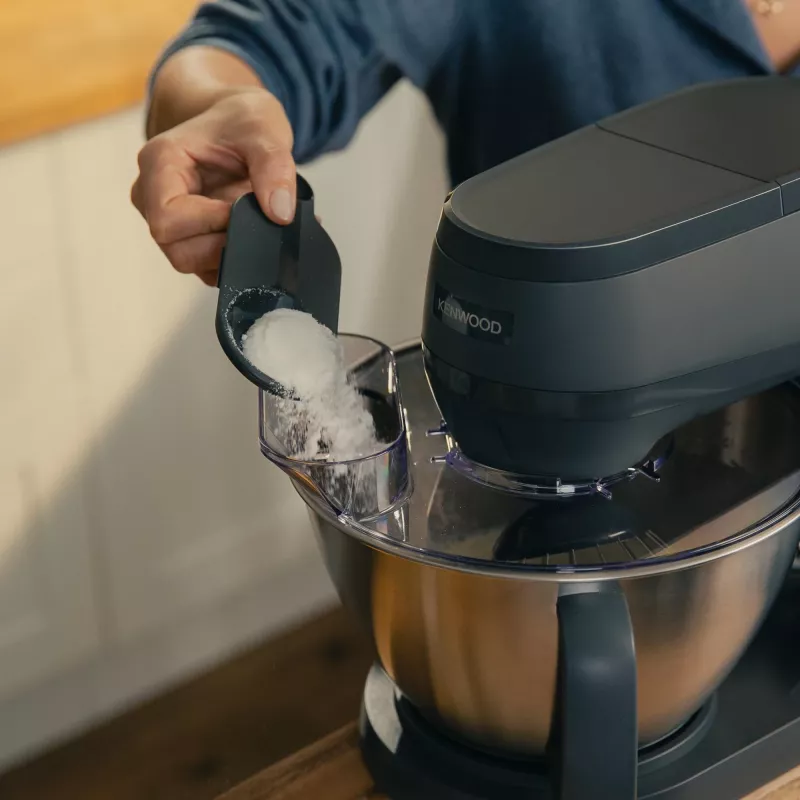 Robot de cozinha Kenwood KHC30.070GY — 1000 W, taça de aço inoxidável de 4,3 L, botão rotativo, cinzento