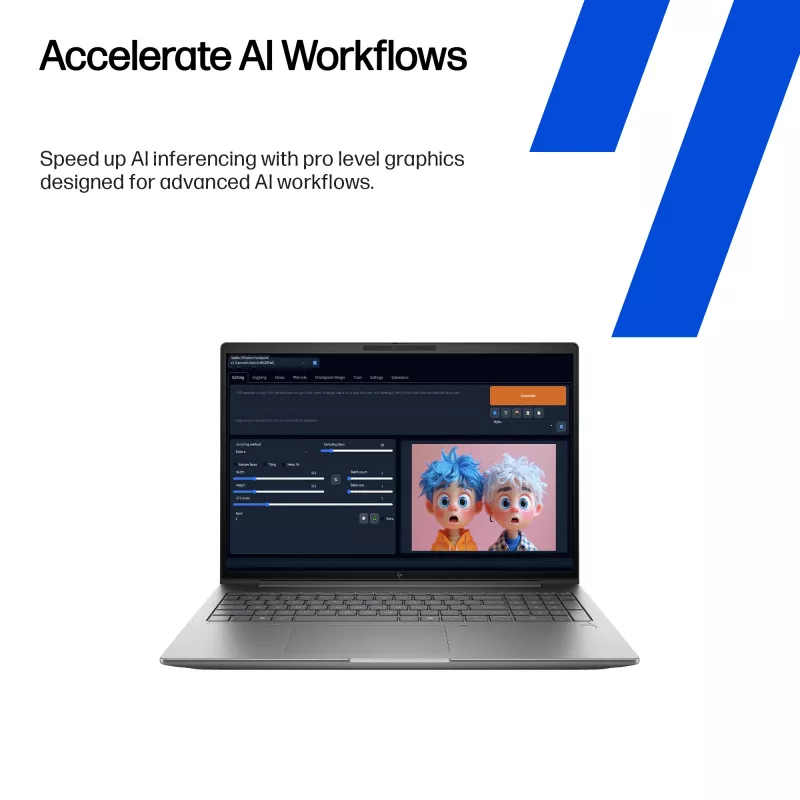 Computador HP ZBook X G1i Estação de trabalho móvel Ultra 9-285H 64GB 1TB SSD RTX PRO 2000 Blackwell 8GB Win 11 Pro