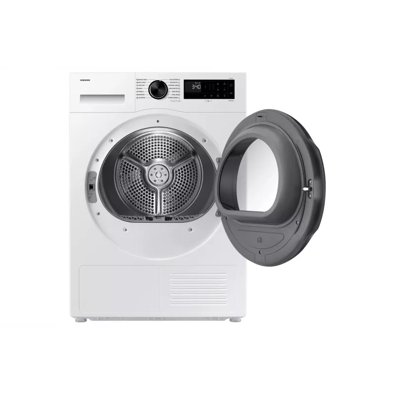 Máquina de secar roupa com bomba de calor Samsung DV90DG52A0AELE de instalação livre, carga frontal, 9 kg, branco