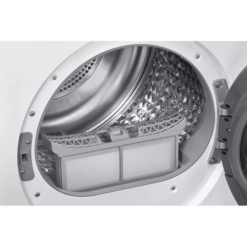 Máquina de secar roupa com bomba de calor Samsung DV90DG52A0AELE de instalação livre, carga frontal, 9 kg, branco