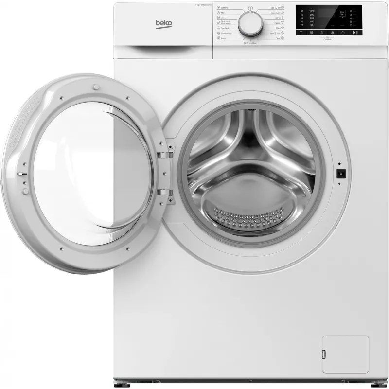 Máquina de lavar Beko B1WFK2604WEE de carregamento frontal 6 kg 1000 rpm Branco