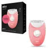 Braun Silk-épil 3 3-176 depiladora com 3 extras, rosé, branco, 20 pinças, barbear, AC, 100 - 240 V, 50 - 60 Hz