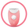 Braun Silk-épil 3 3-176 depiladora com 3 extras, rosé, branco, 20 pinças, barbear, AC, 100 - 240 V, 50 - 60 Hz