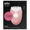 Braun Silk-épil 3 3-176 depiladora com 3 extras, rosé, branco, 20 pinças, barbear, AC, 100 - 240 V, 50 - 60 Hz