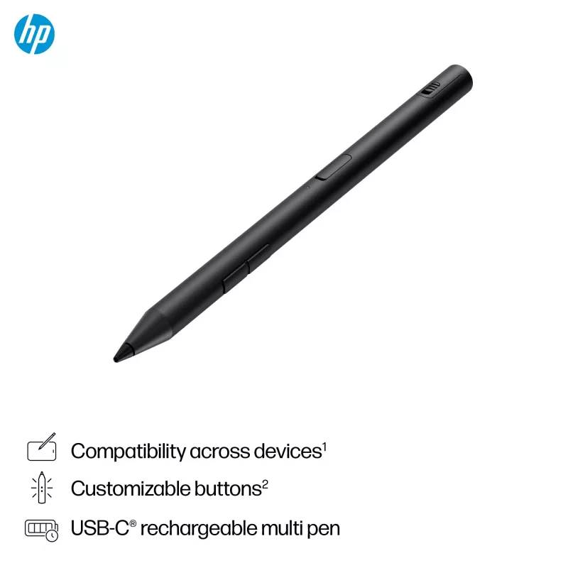 HP 700 caneta multifunções recarregável compatibilidade universal com dispositivos preto