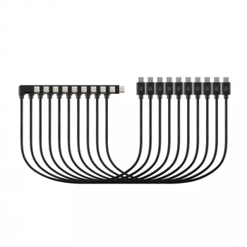 Cabo de carregamento USB-C Kensington (pack de 10), 0,315 m, USB C, USB C, preto