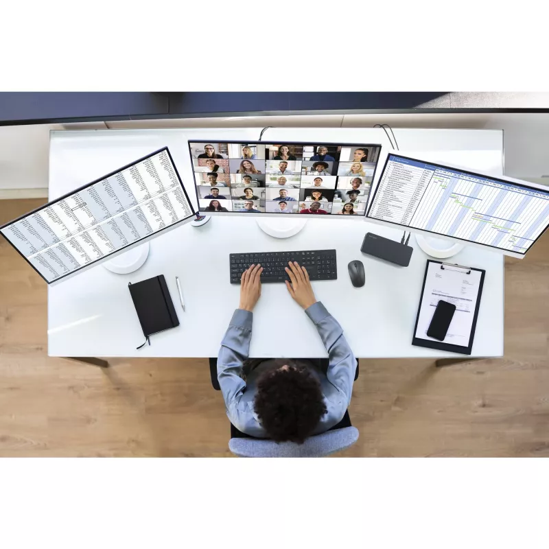 Kensington SD4843P EQ USB-C 10Gbps dock triplo de vídeo sem drivers