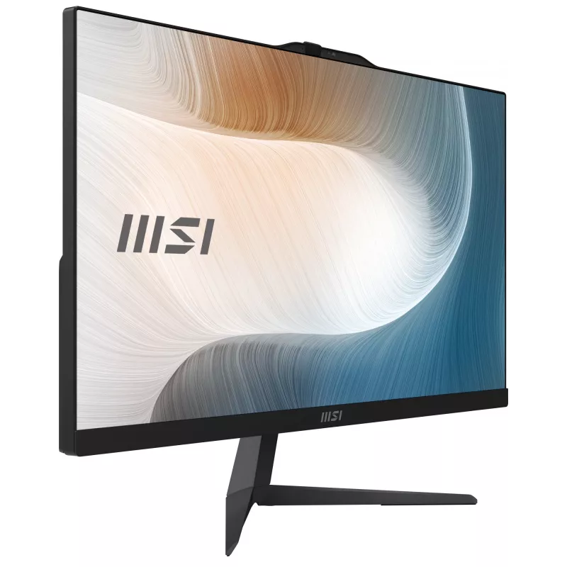 MSI Modern AM242 1M-1219EU All-in-One PC/estação de trabalho Intel Core 5 120U 60,5 cm (23,8 polegadas) 1920 x 1080 píxeis 8 GB DDR5-SDRAM 512 GB SSD Windows 11 Pro Wi-Fi 6E (802.11ax) preto