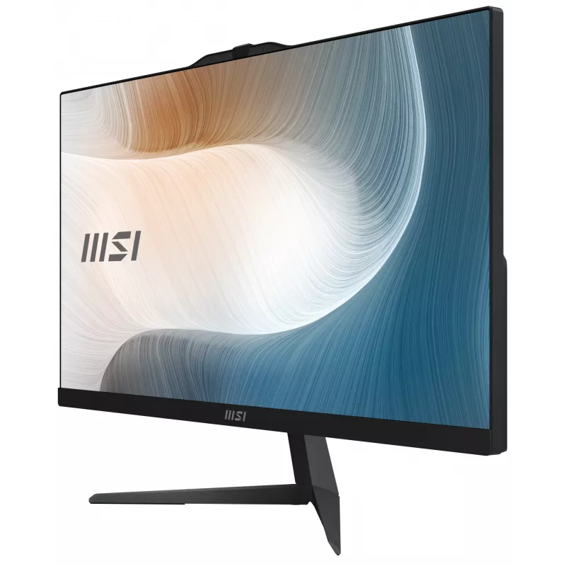 MSI Modern AM242 1M-1219EU All-in-One PC/estação de trabalho Intel Core 5 120U 60,5 cm (23,8 polegadas) 1920 x 1080 píxeis 8 GB DDR5-SDRAM 512 GB SSD Windows 11 Pro Wi-Fi 6E (802.11ax) preto