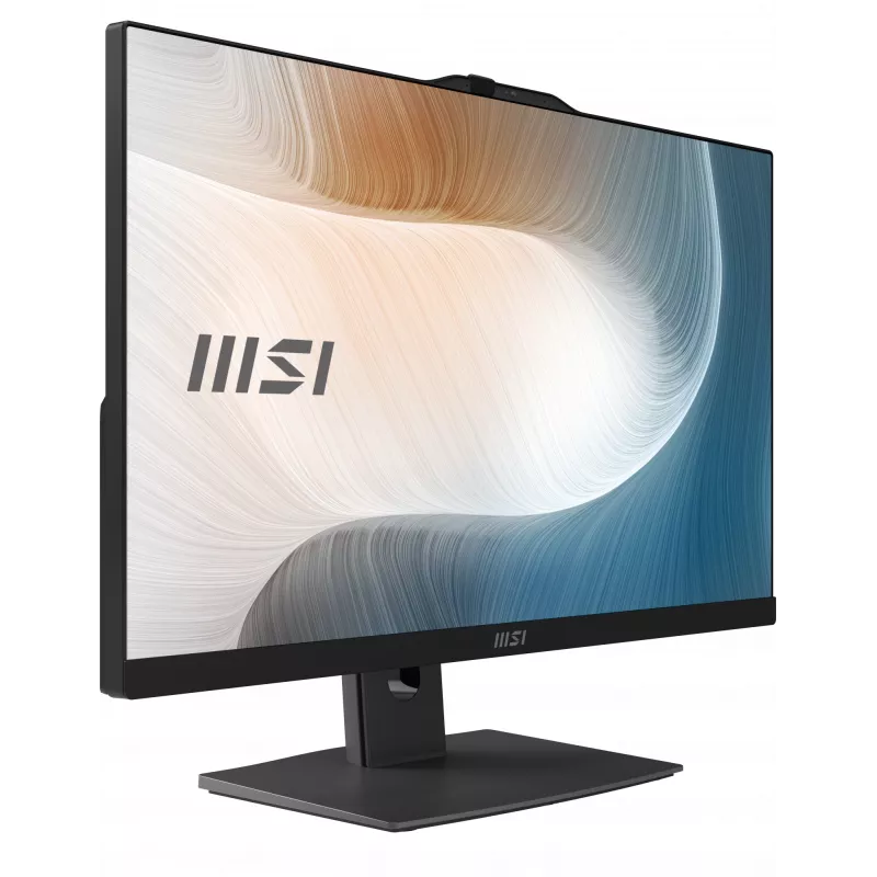 MSI Modern AM242P 1M-1223EU All-in-One PC/estação de trabalho Intel Core 5 120U 60,5 cm (23,8 polegadas) 1920 x 1080 píxeis 8 GB DDR5-SDRAM 512 GB SSD Windows 11 Pro Wi-Fi 6E (802.11ax) preto