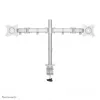 Neomounts NM-D135DSILVER Suporte para monitor 10-27 inch, fixação por mordente/por furo na mesa, 8 kg, 25,4 cm (10 inch), 68,6 cm (27 inch), 100 x 100 mm, Prateado