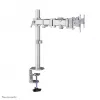 Neomounts NM-D135DSILVER Suporte para monitor 10-27 inch, fixação por mordente/por furo na mesa, 8 kg, 25,4 cm (10 inch), 68,6 cm (27 inch), 100 x 100 mm, Prateado