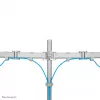 Neomounts NM-D135DSILVER Suporte para monitor 10-27 inch, fixação por mordente/por furo na mesa, 8 kg, 25,4 cm (10 inch), 68,6 cm (27 inch), 100 x 100 mm, Prateado
