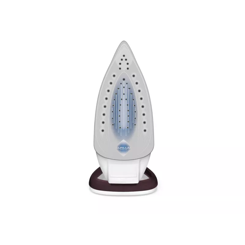Tefal EasyGliss Plus FV5714 Ferro de engomar Ferro a seco e a vapor Base Durilium 2400 W Bordéus, Branco
