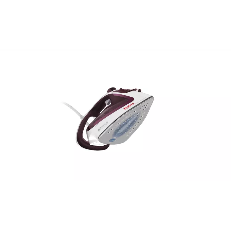 Tefal EasyGliss Plus FV5714 Ferro de engomar Ferro a seco e a vapor Base Durilium 2400 W Bordéus, Branco
