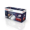 Tefal EasyGliss Plus FV5714 Ferro de engomar Ferro a seco e a vapor Base Durilium 2400 W Bordéus, Branco