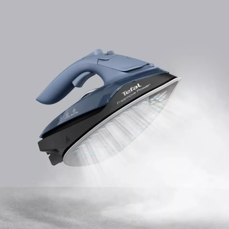 Tefal Freemove Power FV6675E0 ferro a vapor sem fios, base de cerâmica, 2600 W, saída de vapor até 40 g/min