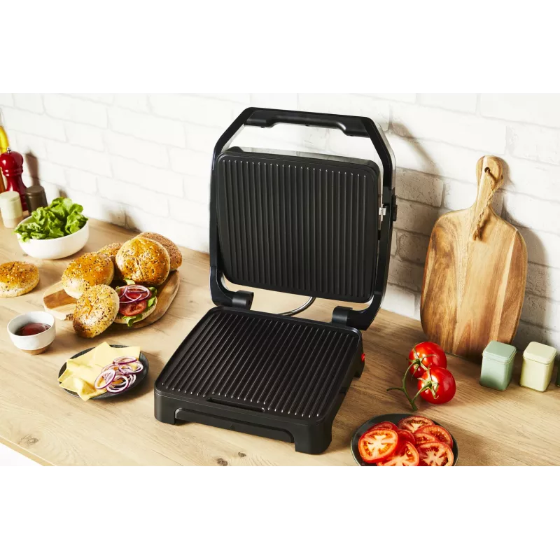 Grelhador de contacto Tefal Inicio Adjust GC272D10 com placas antiaderentes e temperatura ajustável
