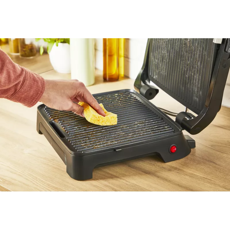 Grelhador de contacto Tefal Inicio Adjust GC272D10 com placas antiaderentes e temperatura ajustável