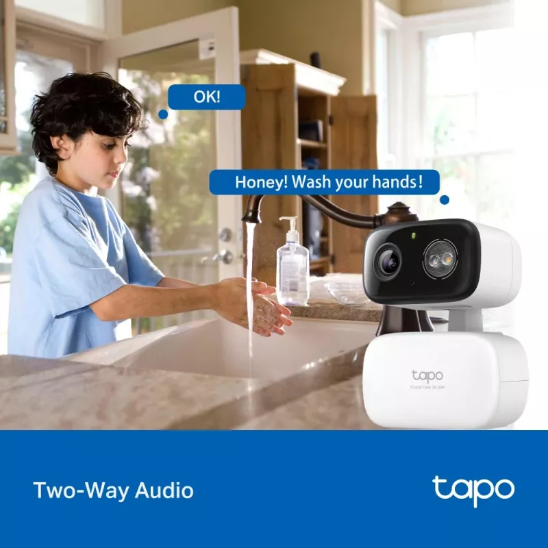 Câmara de vigilância IP TP-Link Tapo C216 Tipo caixa Interior 2304 x 1296 Pixel Teto/Parede/Mesa
