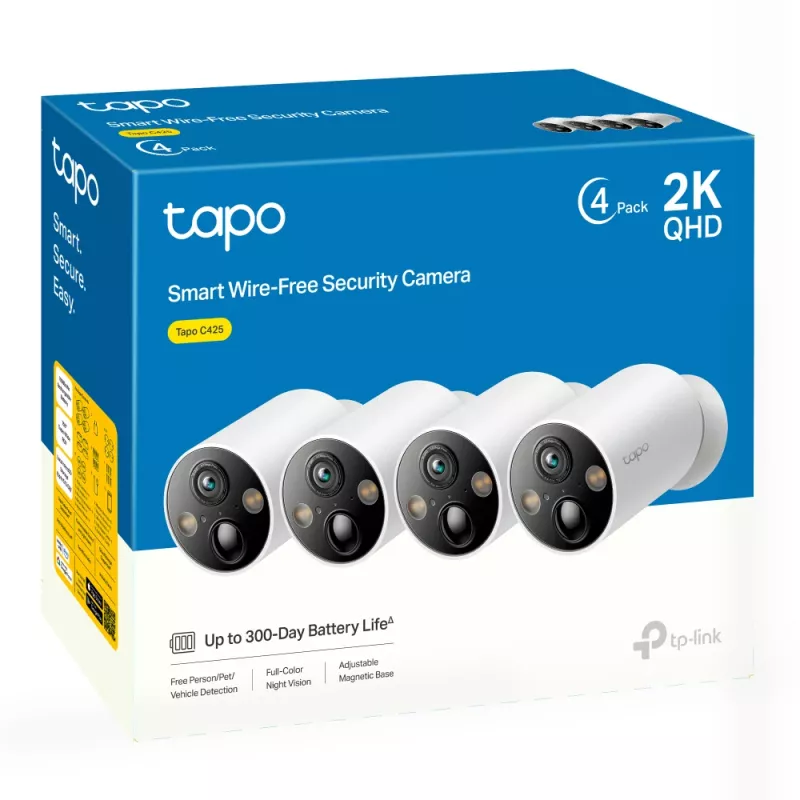 Câmara de vigilância IP TP-Link Tapo C425 2560 x 1440 Exterior